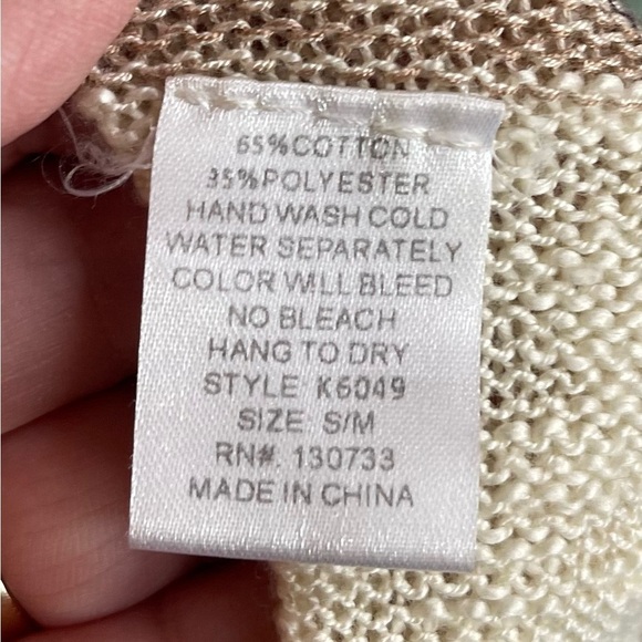 UMGEE women’s M Boho open Sleeveless‎ cardigan LAGNELOOK fringe mid calf style - Picture 6 of 9